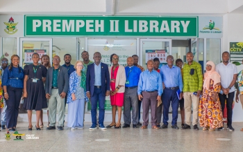 KNUST Library Hosts International Scholar to Discuss Future of Academic Libraries in Africa